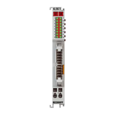 Beckhoff KL2872 Bus Terminal, 16-channel digital output, 24 V DC, 05 A, flat-ribbon cable