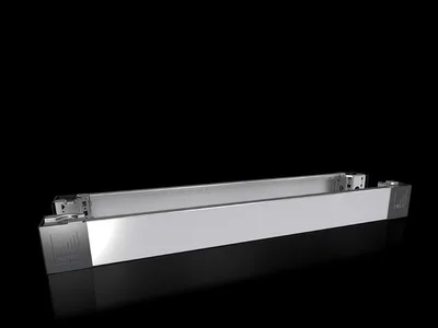 Rittal VX 8620.052 Baza kaplamasıyla VX baza köşe parçası, ön ve arka, Y: 100 mm, G: 1000 mm, paslanmaz çelik, 14301