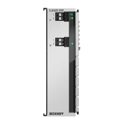 Beckhoff ELM3602-0000 EtherCAT Terminal, 2-channel analog input, IEPE/accelerometer, 24 bit, 50 ksps