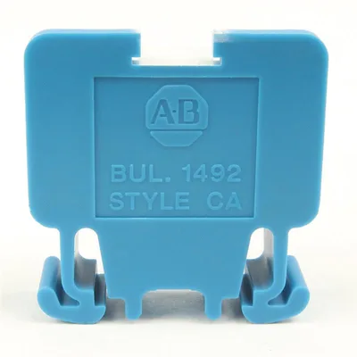 Allen Bradley 1492-CA1L TERM BLCK Rail MTD 1P 55A Lg SCR WHT