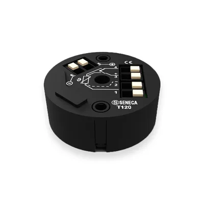 Seneca T120 Loop-powered temperature transmitter for RTD (Pt100, Ni100)