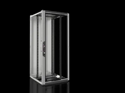 Rittal VX 5305.124 VX IT, 19" mounting angles, standard, front and rear, glazed door, WHD: 800 x 1800 x 800 mm, 38 U