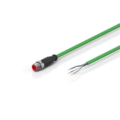 Beckhoff ZK4000-5100-2xxx Encoder connection cable 025 mm² with M12 plug, drag-chain suitable