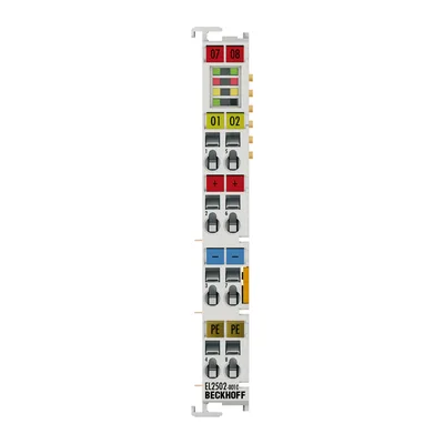 Beckhoff EL2502-0010 EtherCAT Terminal, 2-channel PWM output, 24 V DC, 05 A, timestamp