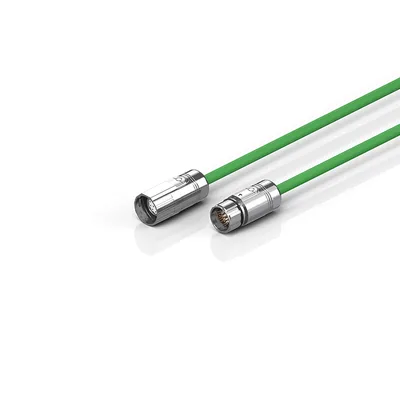 Beckhoff ZK4511-8020-xxxx Encoder extension cable with M23 speedtec® plug, drag-chain suitable