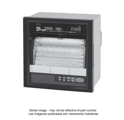 Azbil SR-206ANA0NNN SR200 Hybrid Recorder (6/12/24 dot printing)