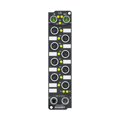 Beckhoff EP1819-0005 EtherCAT Box, 16-channel digital input, 24 V DC, 10 µs, M8, 4-pin