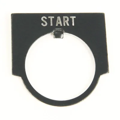 Allen Bradley 800MR-W19 22mm 800MR START Legend Plate