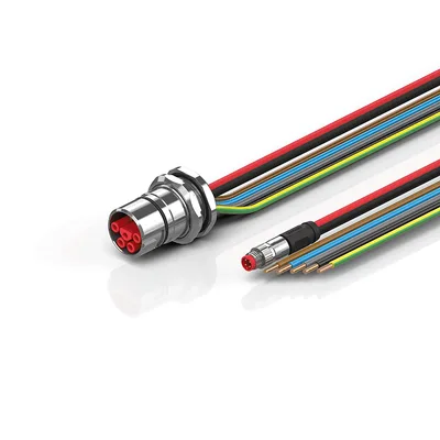 Beckhoff ZK7A14-BY00-0xxx B23, ECP cable, PUR, 5 G 40 mm² + (1 x 4 x AWG22), drag chain suitable, key 3 (user-defined voltage)