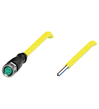 Pepperl+Fuchs V31-GM-YE5M-PVC-U Female cordset single-ended M8 straight A-coded, 4-pin, PVC cable yellow, UL approved
