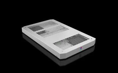 Rittal SK 5503.020 SK Fan module 100-240 V, 50-60 Hz, speed-controlled, (2 fans, max 6 fans) 280 m³/h, for VX IT, WxHxD: 550x42x340 mm, RAL 7035