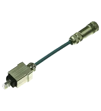 Pepperl+Fuchs ICZ-AIDA1-V45-0,2M-PUR-V1D-G Connecting cable RJ-45 to M12 D-coded
