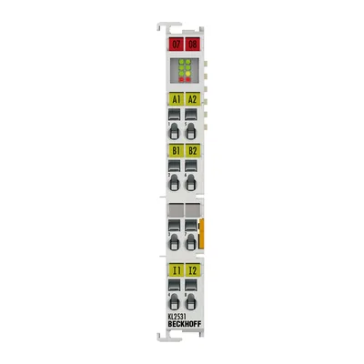 Beckhoff KL2531 Bus Terminal, 1-channel motion interface, stepper motor, 24 V DC, 15 A