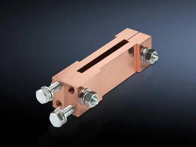 Rittal SV 9674.488 SV Dağıtım brası için terminal bloğu, G:80/100, Sigortalı yük ayırı bölümü