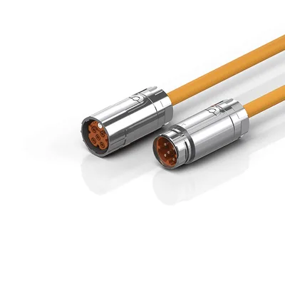 Beckhoff ZK4501-8025-xxxx Motor extension cable 4 mm² with M40 speedtec® plug, drag-chain suitable