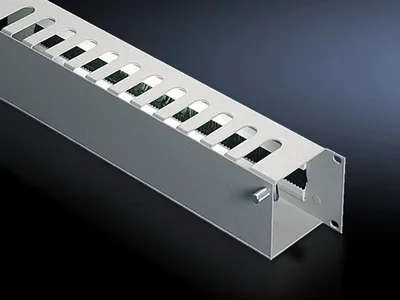 Rittal DK 7158.035 DK Kablo yönetim paneli, 19", 2U, D:85mm