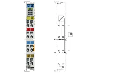 BECKHOFF EL4122 2-channel analog output terminal