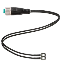 Pepperl+Fuchs V1-GY-3M-PUR-TAP Y connection cable M12 socket straight A-coded 4-pin, PUR 2x single cores