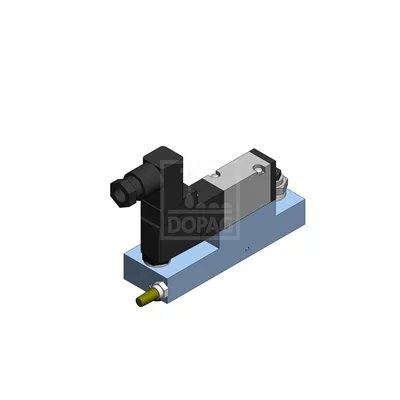 Dopag 1010906 Solenoid valve plate with industrial plug type CI