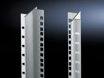 Rittal TS 8613.360 TS Elektronik kabin arkası için 19" profil, Al, TS,1600mm, 2'li pk