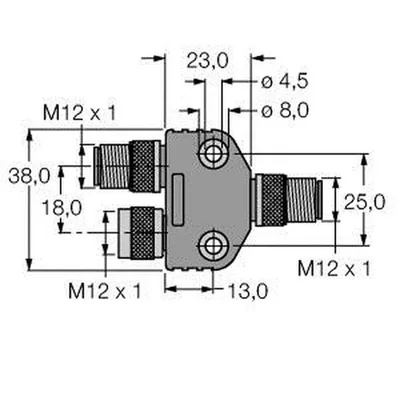 Turck VB2-FSW-FKW-FSW-45