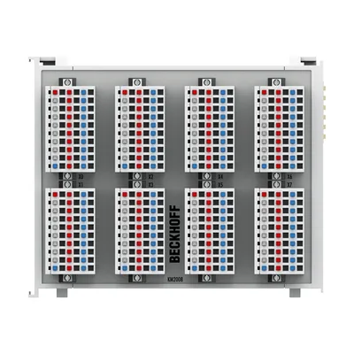Beckhoff KM2008 Bus Terminal module, 64-channel digital output, 24 V DC, 05 A