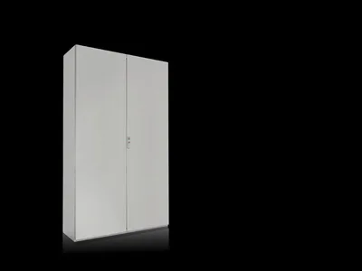 Rittal SE 5844.600 VX SE free-standing enclosure system, WHD: 1200x2000x500 mm, sheet steel, with mounting plate, two doors at the front