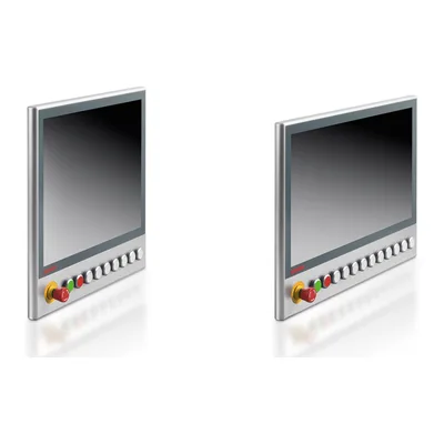 Beckhoff C9900-G02x Push-button extension for CP39xx multi-touch panels with mounting arm