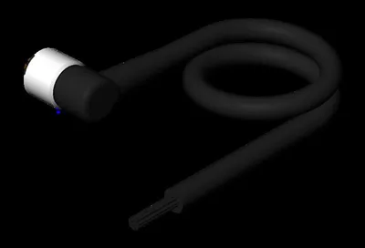 Euchner C-M12F08-07X025PV20,0-MA-105071 Connecting cable with angled plug connector M12, 8-pin, 20 m