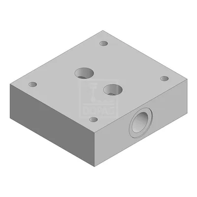 Dopag 31.02.057 Mounting plate G 1/2"