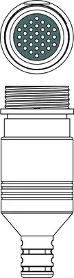 Leuze D U-M30-30A-M Kablo soketi