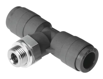 Festo QST-V0-G3/8-8 T-Çabuk Bağlantı Rakoru