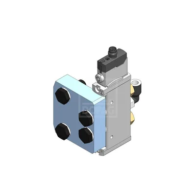 Dopag 1012081 Solenoid valve plate for plug 3 pole M8x1
