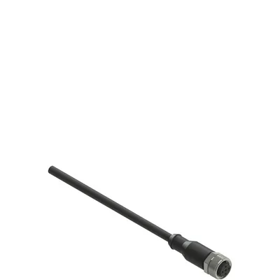 Pizzato VF CA5PD10M M12 female wired connector: straight, 5 poles, 10 m cable