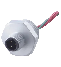 Pepperl+Fuchs 1/2" NPT-V12-G-S-.3M Male receptacle, 1/2" UNF / 1/2" NPT, 3-pin