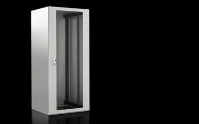Rittal TX 7888.821 TX CableNet, cam kapılı, tavan plakalı, yan paneller, 19" profil rayları, GYD: 800x2000x1000 mm, RAL 7035