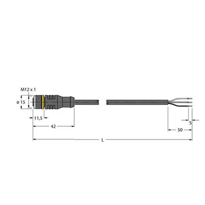 Turck RKC4T-5/TEL