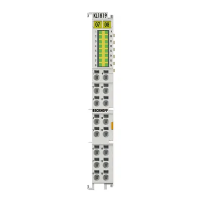 Beckhoff KL1819 Bus Terminal, 16-channel digital input, 24 V DC, 02 ms