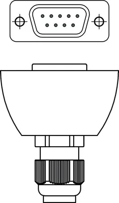 Leuze RS4-MG-X2-Set Set konnektör