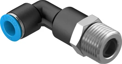 Festo QSLL-1/2-10 L-Uzun-Çabuk Bağlantı Rakoru