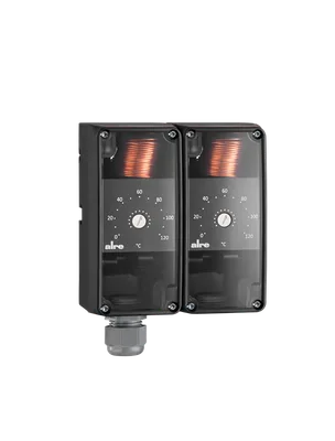 Alre RTKSA-014.210 Universal capillary double thermostat, TW 0…120…°C, TW 0…120…°C, hysteresis 2x 3K