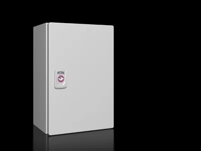 Rittal KX 1574.000 KX E-Box, GYD: 200x300x155 mm, çelik sac, montaj plakalı, kapılı