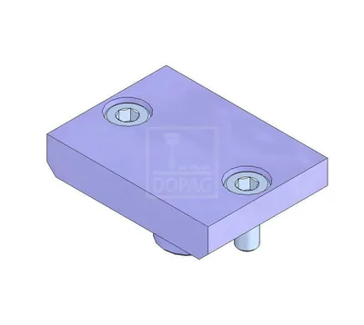 Dopag 560.15.27 Blind plate complete