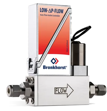 Bronkhorst LOW-ΔP-FLOW F-202DV Mass Flow Controller for low pressure drop or corrosive gas service