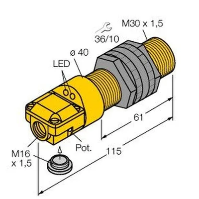Turck BC10-P30SR-FZ3X2