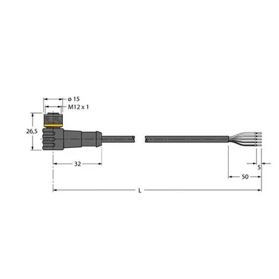 Turck WKC4.5T-2/TEL