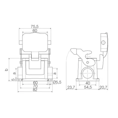 Weidmüller HDC 06B SDLU 1M20G