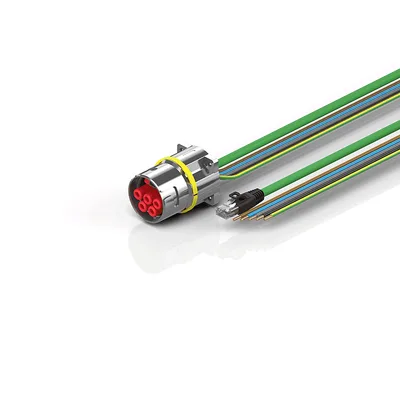 Beckhoff ZK7825-BX00-Axxx B40, ENP cable, PUR, 5 G 160 mm² + (1 x 4 x AWG22), drag chain suitable, key 2 (400 V AC)