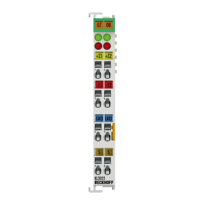 Beckhoff KL3022 Bus Terminal, 2-channel analog input, current, 4…20 mA, 12 bit, differential