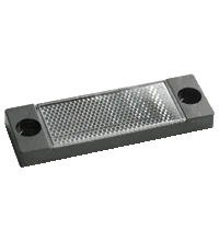 Pepperl+Fuchs REF-MVR10 Reflector with Micro-structure, rectangular 60 mm x 19 mm, mounting holes